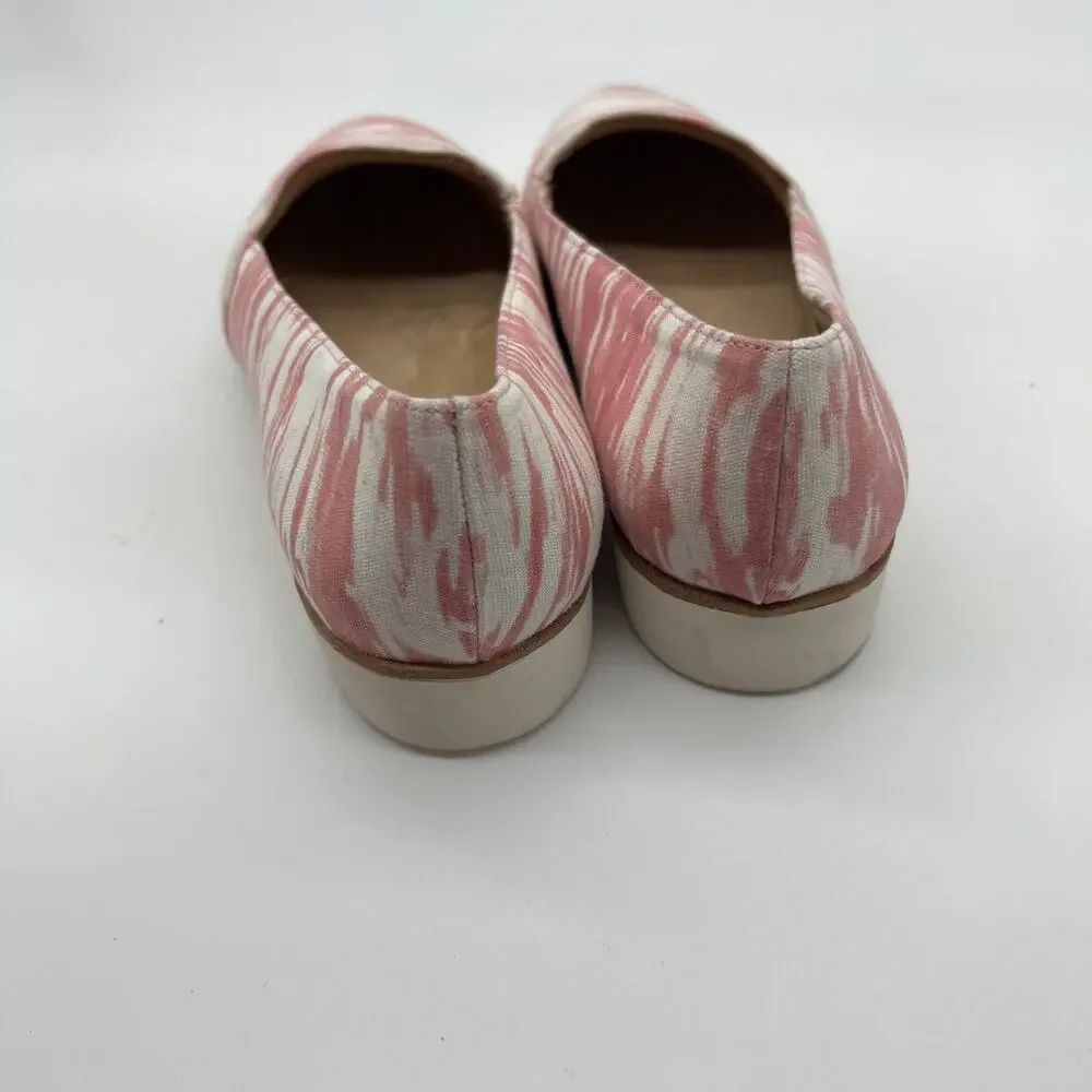 LifeStride Women's Shoes Size 6.5W Slip on Pink & White